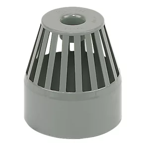 FloPlast Vent Terminal Grey 110mm