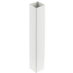 FloPlast Square Line Square Downpipe White 65mm x 2.5m 6 Pack