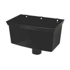 FloPlast Universal Hopper 65-68mm Black