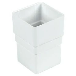 FloPlast Square Line Square Drainage Socket White 65mm