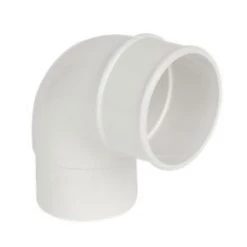 FloPlast 92.5° Round Offset Bend White 68mm