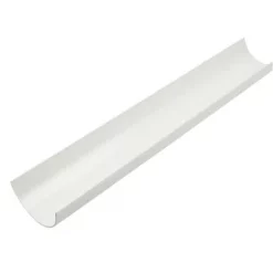 FloPlast Half Round Gutter White 112mm x 3m