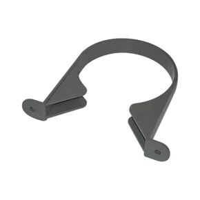 FloPlast Soil Pipe Clip Anthracite Grey 110mm 5 Pack