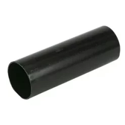 FloPlast Round Downpipe Black 68mm x 2.5m