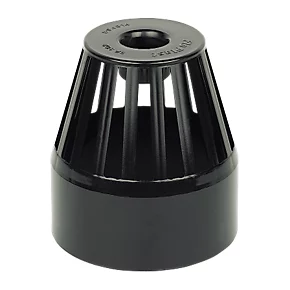 FloPlast Vent Terminal Black 110mm