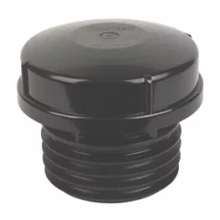 FloPlast Push-Fit Air Admittance Valve Black 110mm