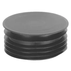 McAlpine Push-Fit Drain Blanking Cap Black 110mm