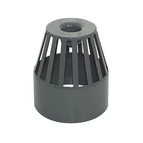 FloPlast Vent Terminal Anthracite Grey 110mm