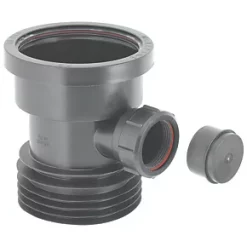 McAlpine Drain Connector Black 110mm