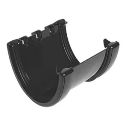 FloPlast Half Round Union Bracket Black 115mm