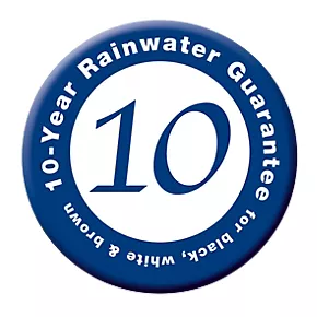 FloPlast Square Internal Stop End Brown 112mm - Image 2