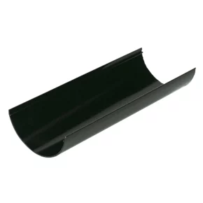 FloPlast Half Round Gutter Black 112mm x 3m