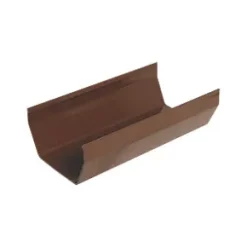 FloPlast Square Gutter Brown 114mm x 3m 6 Pack