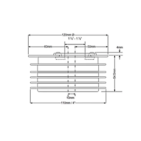 McAlpine Push-Fit 1-Inlet Offset Drain Connector 110mm - Image 2